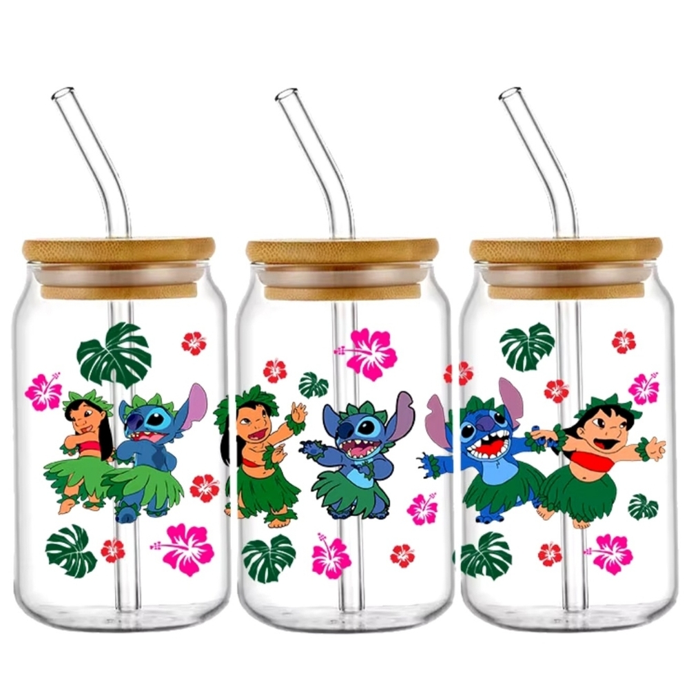 Lilo and Stitch Cup Sticker